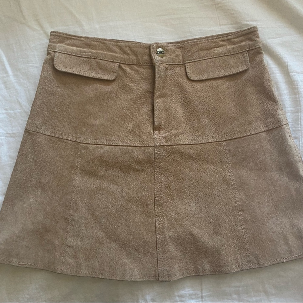 Vintage Guess Suede Skirt